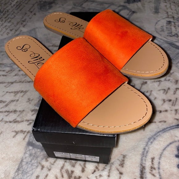 Flat Sandal - Orange - Picture 5 of 7